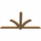 Ekena Millwork Redmond Smooth Timber Gable Bracket, Western Red Cedar, 60"W x 32"H x 1 1/2"D x 3 1/2"F, 13/12 Pitch GBW060X32X0204RED00SWR - alternate 5